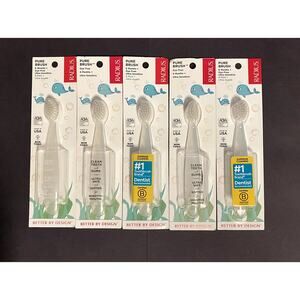 RADIUS BABY TOOTHBRUSH BUNDLE/LOT 6+MONTHS